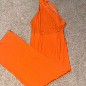 JLUXLABEL Vibrant Orange Maxi Dress